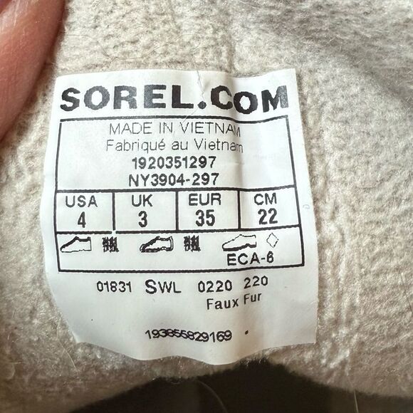 Sorel Unisex Kids Whitney II Suede Boots Size 4 - Picture 16 of 16